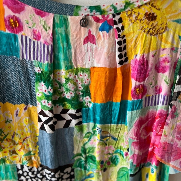 Maloka Floral Patchwork Dress 1 / S - Picture 8 of 10